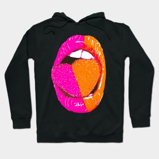 sweet tooth of a girl sugary lips Hoodie